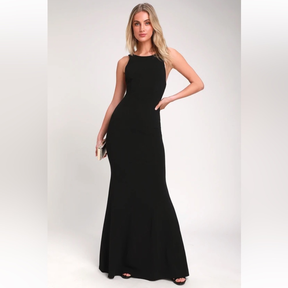 Dream About You Black Backless Maxi Dress